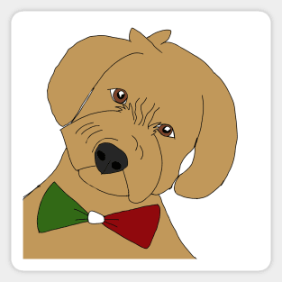 Italian knot dog Sticker